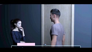 Midnight paradise featuring MissKitty2K in a wild animated night