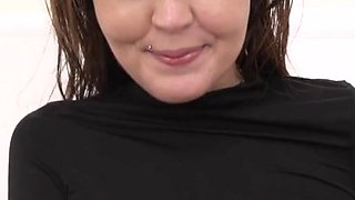 Raunchy nymph thrilling bukkake video