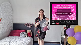 Cherry Blossom Grwm, Soft and Sensual Tease in a Cheongsam