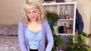 Molly Darling - Awkward Virgin Fucks You For Cash