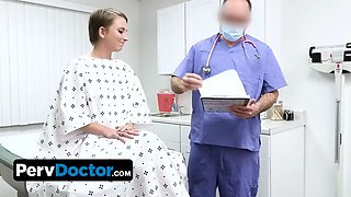 Pervdoctor - splendid teenie patient needs doctor oliver's special approach for her pinkish labia