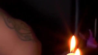 Latex Goth Girl Fucks Her Sex Slave and He Cums on Face
