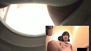 Hairy Pussy Voyeur Toilet Masturbation