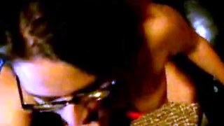 Black Cock-Loving Secretary Interracial Cheating Blowjob