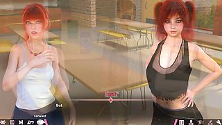 Busty Loveskysan69 shows off her curves in anime style