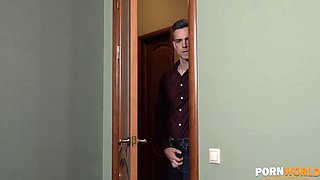 Slender Russian Brunette Stasia Si Gets 2 Cocks for the Price of 1 GP1785