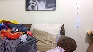 Blonde tight pussy babe solo toy fun in glamour masturbation