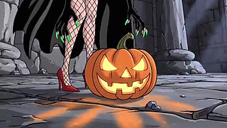 Maleficent and the Magic Pumpkin. Halloween Cartoon