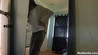 Wild Mia Khalifa is in search of a Big Black Cock