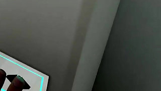 Ashley Fucks Her Own Ass with a Huge Fucking Dildo on a Elevator