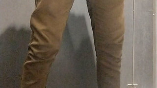 Masturbating in Public Toilet for You