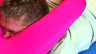 Defeated in Wrestling Headscissors Made to Smell Pussy