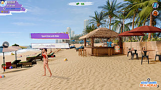 Ep5 Sex on the Beach with Nikki - Grand Tits Adventure (gameplay)