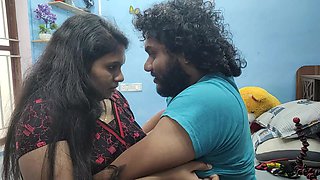 Mallu Hot Wife Fuck with Step Brother While Her Husband Not in Home