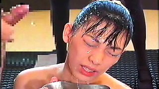 Asian camgirl masturbates double toys freesexcams