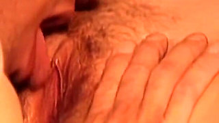 A Young Girl with a Delicate Hairy Pussy Fucked Well and Hard