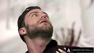 MODERN-DAY SINS - Sneaky Husband Bangs His Busty Wife Rachael Cavalli After Fucking His MISTRESS