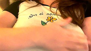 Leann amateur beautiful brunette with big boobs