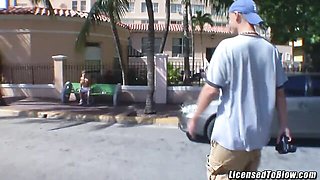 Catalina Cruz featuring Dave Pounder's licensedtoblow scene