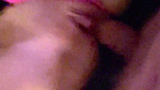 Submissive wife has pussy creampied by husband's friend!