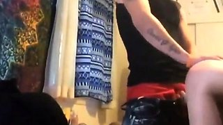 Two Guys Share a Pussy - Intense Threesome at Home (HD)