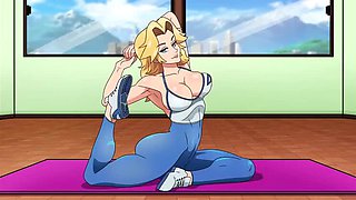 Blonde MILF Sue Sucks Big Cock in Uncensored Marvel Yoga Hentai