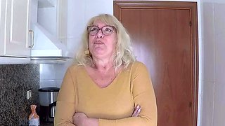 FakeTaxi Young blonde takes on old cock