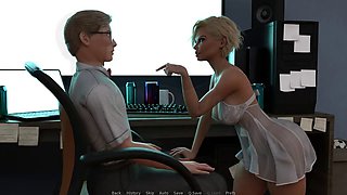 Sex Bot Llamamann - Part 4 - Foot Fetish Babydoll And Big Purple Penis By LoveSkySan69