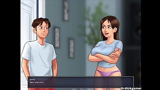 Hot Stepmom and Stepsister Take Huge Dick - Creampie & Cumshot Fun
