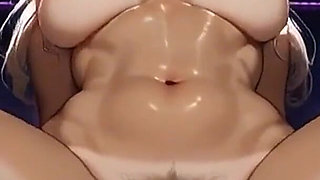 Riding Cock Anime Girl! Asmr Pussy