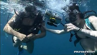 Sabina Is Fucked Underwater before the Ocean Is Filled with Tiny Sperm - Private Porn Sex Videos