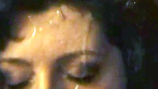 Big-Titted Amateur BBW Earns a Facial