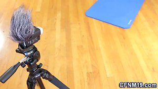 Dressed young gets railed