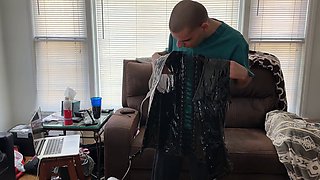 Jun 24 Unboxing my PVC Corset Vest