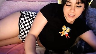 big tit beauty Sabrina_geek - PAWG brunette girlfriend on