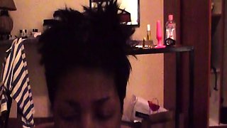 Real amateur African BBW on fake casting