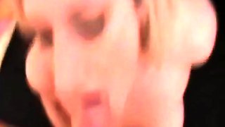 German Blonde Amateur Swallows Cum