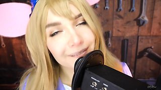 Gorgeous teen erotic ASMR video