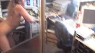 Chuuby German Slut Fucked Hard in the Office