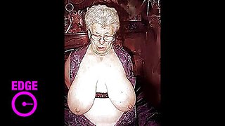 Huge Granny Tits Jerk off Challenge to the Beat 2