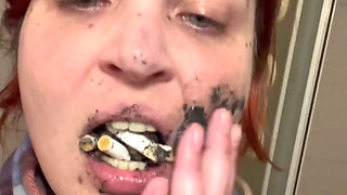 Self Human Ashtray Spit Ashtray Dirty Face