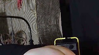 Hot MILF Nelly Kent Stuffing Her Feet and a Big Dildo in Her Slave's Ass