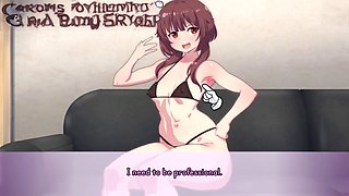 Cartoon anime sex, maid fucked house owner, waifu