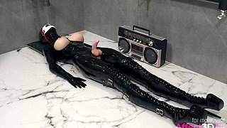 Bdsm futanari sex with bloinde big tits babes