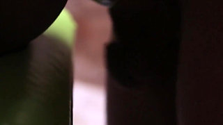 Little Lovet batthroom fucks her boss with panties on.mp4
