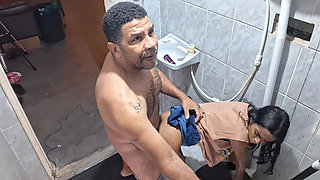 Giving My Ass in the Bathroom