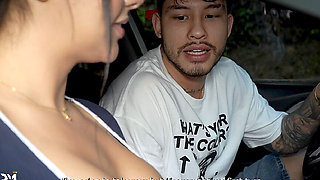 Strange Girl Asks Me to Fuck Her Without a Condom Outdoors - Danner Mendez & Iris Rodriguez