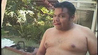 Pregnant MILF Gets Pussy Drilled Deep by Her Photographer and a Fat Guy Outside