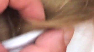 Blonde MILF POV Blowjob and Swallow with Sunglasses