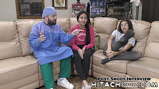 Freshman Alix Avery experiences a mandatory wand orgasm in this POV scene with Doctor Tampa
